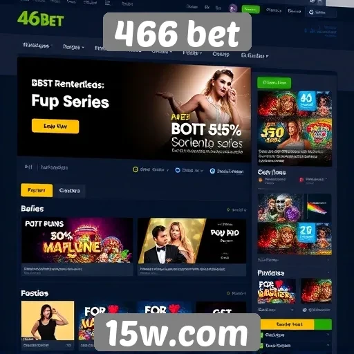 Análise da interface do usuário do site 466 bet